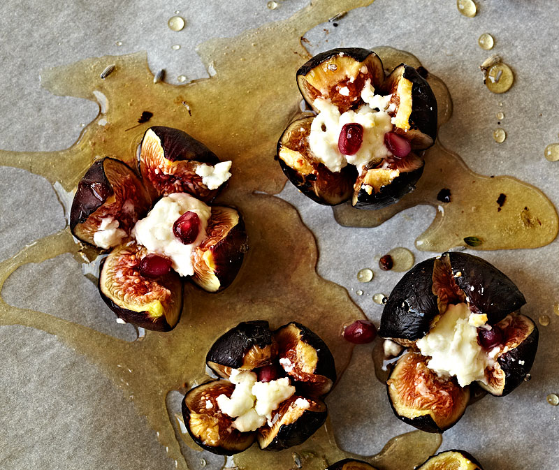 Roasted Cheese Stuffed Figs Lavender Thyme – The Eclectic Kitchen - Crystal Cartier
