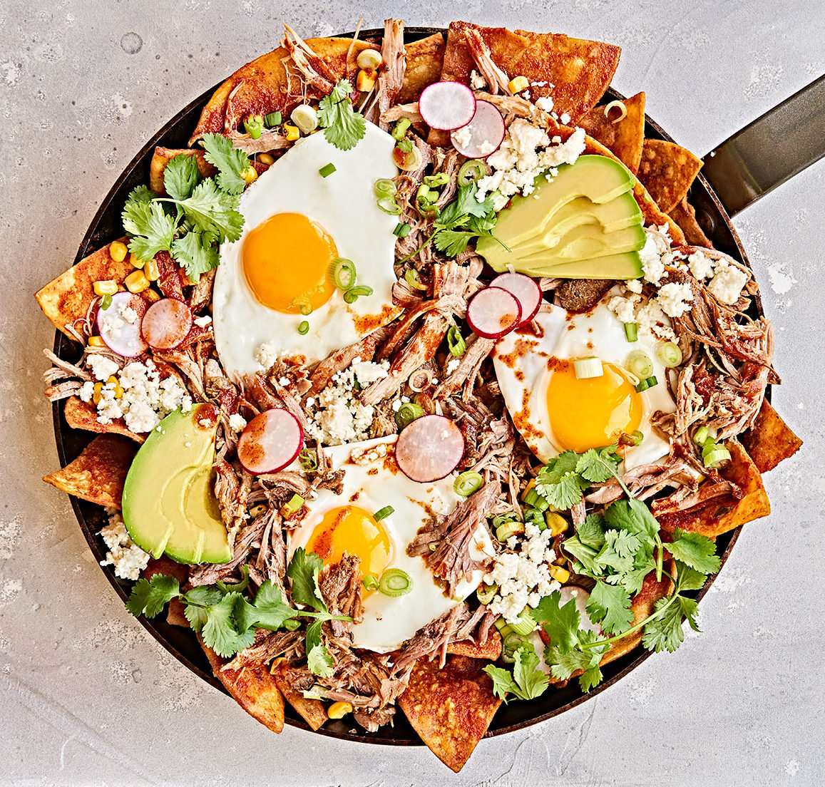 Breakfast Chilaquiles with Instant Pot Carnitas – The Eclectic Kitchen -  Crystal Cartier