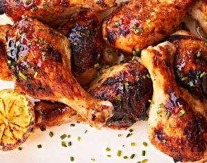 Weeknight Sticky Honey Lemon Drumsticks | The Eclectic Kitchen ...