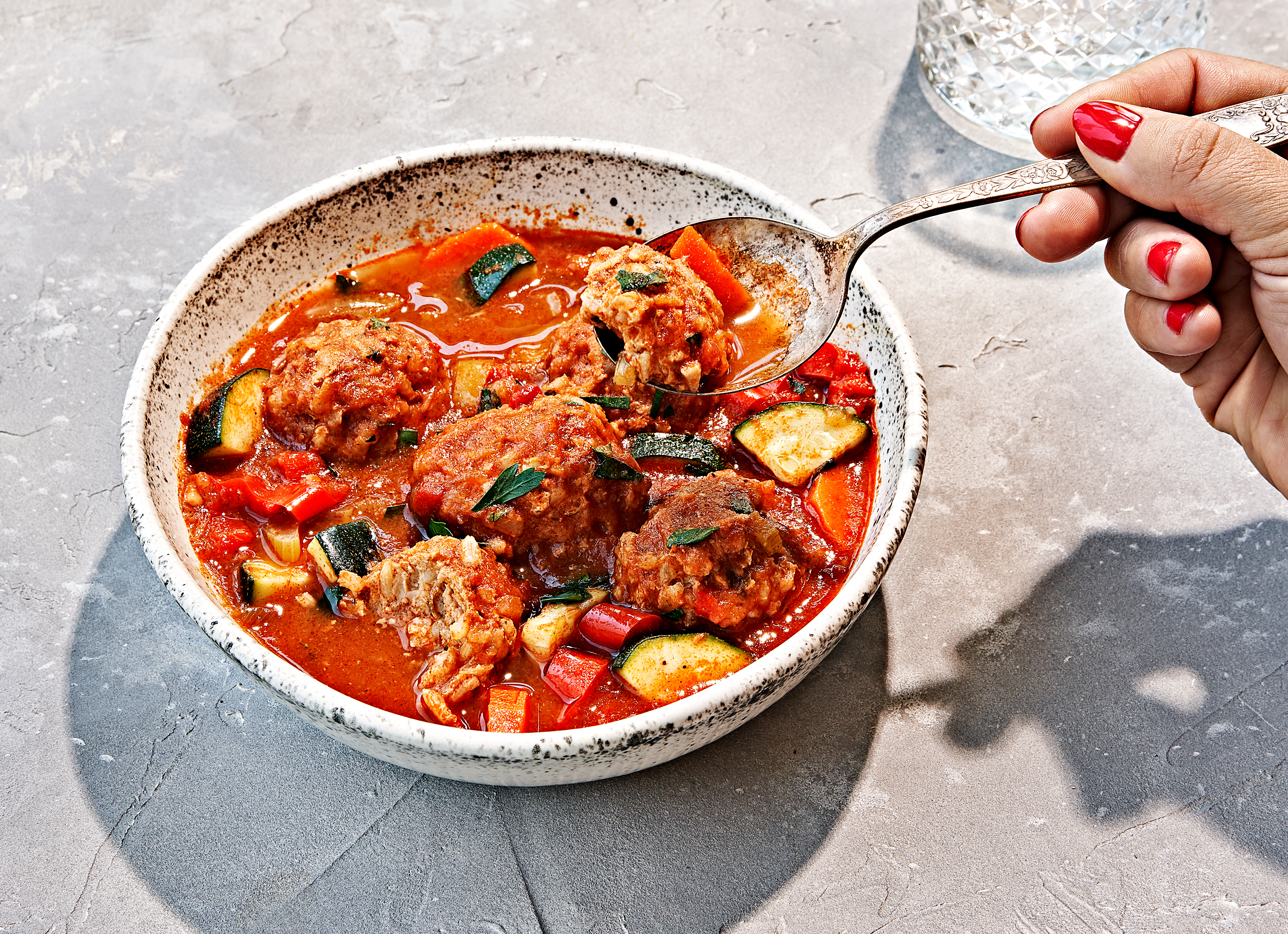 Instant Pot Healthy Albondigas Soup