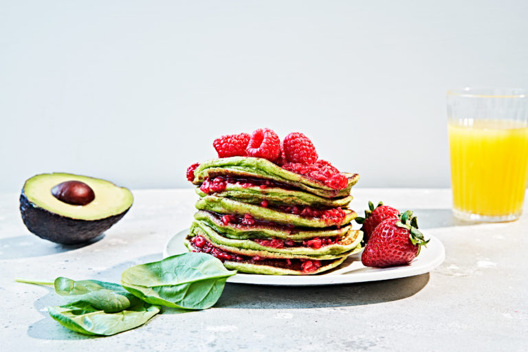 “Monster” Healthy Pancakes with Hidden Veggies | The Eclectic Kitchen ...